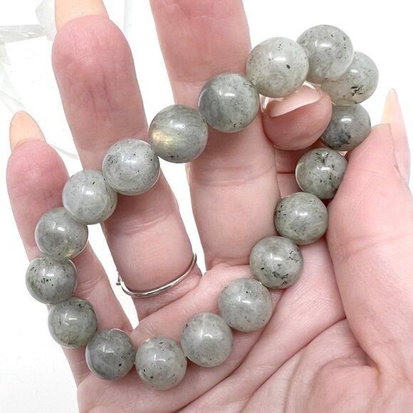 Labradorite Bracelet Jewelry crystal beaded accessories handmade boho fashion - Picture 6 of 10